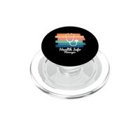 Un Responsable de l'information sur la santé drôle Dit Sarcastique PopSockets PopGrip pour MagSafe