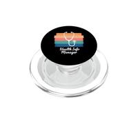 Un Responsable de l'information sur la santé drôle Dit Sarcastique PopSockets PopGrip pour MagSafe