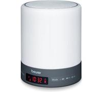 Beurer WL 50 Radio réveil avec lumière d'ambiance à LED, simulation du lever et du coucher du soleil, connexion Bluetooth pour diffuser votre musique