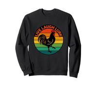 Un Rire drôle en Direct se Cache Un Coq Qui Dit Sarcastique Sweatshirt