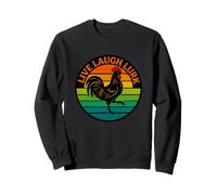 Un Rire drôle en Direct se Cache Un Coq Qui Dit Sarcastique Sweatshirt