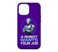 Un Robot Veut Votre Travail Coque pour iPhone 12 Pro Max