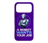 Un Robot Veut Votre Travail Coque pour iPhone 17 Pro Max