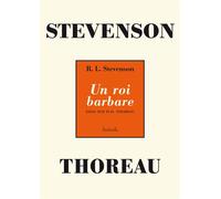 Un roi barbare - Robert Louis Stevenson - Finitude - broché - Essai