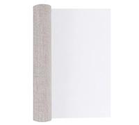 Un rouleau de toile en lin de 5 m - Grande toile tendue pour peinture acrylique et peinture à l'huile - Convient à tous les types de peintures - Meilleure adhérence (largeur 38 cm)