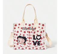 Un sac à bandoulière thème Betty Boop polyvalent dans de multiples scénarios, avec une grande capacité, super léger, durable, polyvalent, pratique, élégant, minimaliste, décontracté, factice, neutre, 