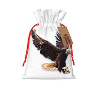 Un sac de Noël pratique avec cordon de serrage, 12 x 17 cm pour Noël et Halloween