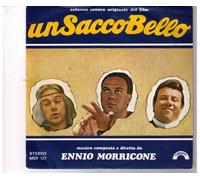 UN SACCO BELLO (ORIGINAL SOUNDTRACK MUSIC, 45 RPM SINGLE, PS, IMPORT, 1980)