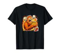 Un Sasquatch drôle Mangeant Une Chaleur de Taco Super épicée T-Shirt
