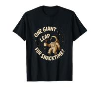 Un saut géant pour le goûter - Design amusant de café spatial T-Shirt