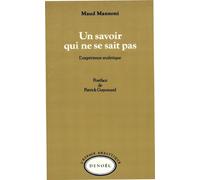 Un savoir qui ne se sait pas