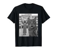 Un Selfie Amusant avec Un Chat Jésus résiste à l'injustice en matière de santé T-Shirt