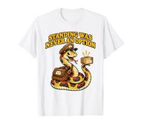 Un Serpent Amusant Debout n'a jamais été Une Option T-Shirt Graphique avec Valeur