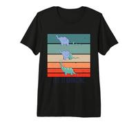 Un Serpent Mange Un éléphant et Devient Un Dinosaure T-Shirt Haut de Gamme