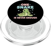 Un Serpent ne Suffit jamais pour Les Amoureux des Reptiles (herpétologie) PopSockets PopGrip pour MagSafe