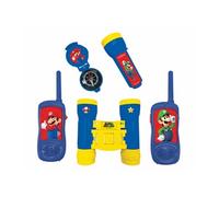 Kit d'aventurier Super Mario - Talkie-Walkies, jumelles, lampe torche et boussole rouge TU