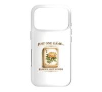 Un Seul Jeu : Famous Last Words Mahjong Graphic Coque pour iPhone 17 Pro