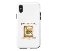 Un Seul Jeu : Famous Last Words Mahjong Graphic Coque pour iPhone X/XS