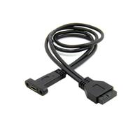 Un Seul Port USB 3.1 Type C USB-C Femelle Vers USB 3.0 Carte MèRe 19Pin Header Cable 50Cm