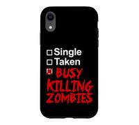 Un Seul Pris occupé à Tuer des Zombies Coque pour iPhone XR