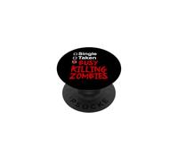 Un Seul Pris occupé à Tuer des Zombies PopSockets PopGrip Adhésif