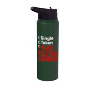 Un seul pris occupé à tuer des zombies Stainless Steel Insulated Water Bottle