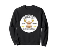 Un Singe drôle Qui ne cramponne jamais la Banane et Dit Sarcastique Sweatshirt