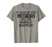 Un snub antisocial pour hommes drôle disparaît comme par magie T-Shirt