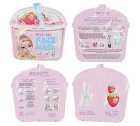 Un soin de beauté fait maison ! Il suffit de mélanger les deux composants de ce masque pour visage DIY à l'aide de la spatule fournie, Fraise