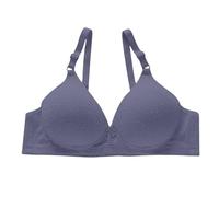 Un soutien-gorge traditionnel pour femme avec un bonnet fin, une petite poitrine et un soutien-gorge sans armatures pour femme, bleu, S