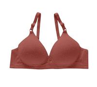 Un soutien-gorge traditionnel pour femme avec un bonnet fin, une petite poitrine et un soutien-gorge sans armatures pour femme, rose vif, M