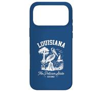Un Souvenir Vintage de Louisiane Pelican at The Swamp Coque pour iPhone 17 Pro Max