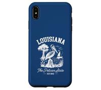 Un Souvenir Vintage de Louisiane Pelican at The Swamp Coque pour iPhone XS Max