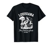 Un Souvenir Vintage de Louisiane Pelican at The Swamp T-Shirt