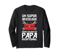 Un Super Bricoleur Papa Exceptionnel Passion Bricolage Brico Manche Longue