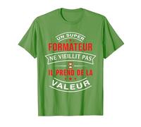 Un Super Formateur ne vieillit Pas Cadeau Formateur T-Shirt, Homme, Herbe, L