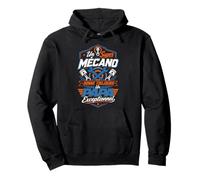 Un Super Mécano Papa Exceptionnel Humour Cadeau Mécanicien Sweat à Capuche