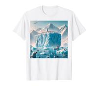 Un Superbe Iceberg Ice Berg T-Shirt Graphique avec Valeur, Homme, Blanc, XL