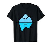 Un Superbe Iceberg Ice Berg T-Shirt Graphique avec Valeur, Homme, Noir, L
