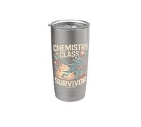 Un survivant amusant d'un cours de chimie à peine stable Gobelet isotherme en acier inoxydable double paroi