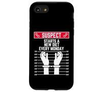 Un Suspect Commence Un Nouveau régime Tous Les lundis, des Femmes drôles, des Hommes en Forme Coque pour iPhone SE (2020) / 7/8