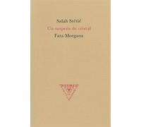 Un suspens de cristal - Salah Stétié - Fata Morgana - broché - Livre