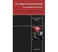 Un temps insurrectionnel pas comme les autres La chute de Ben Ali et les printemps arabes - Pierre Robert Baduel - Non Lieu - broché - Essai