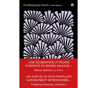 Un temps pour mourir - André Masson - Du Typhon Les Eds - Poche - Roman