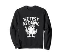 Un Test Amusant à l'aube Dit « Frog Student » Sweatshirt