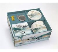 Un thé au bord du lac livret + tasse + boule a the - Katrin Rougeventre - Larousse - Coffret - Jeux livres objets