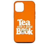 Un thé et Un Bon Livre. pour Les Amateurs de Romans Coque pour iPhone 12/12 Pro