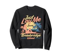 Un touriste de Vacances de Washington Pose Moi sur l'île de Bainbridge Sweatshirt