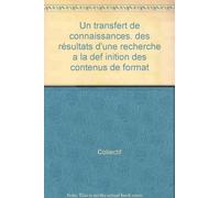 Un transfert de connaissances. Des résultats d'une recherche à la définition des contenus de formation en didactique