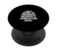 Un Travail Amusant en Cours Qui Dit Un Sarcastique motivationnel PopSockets PopGrip Adhésif